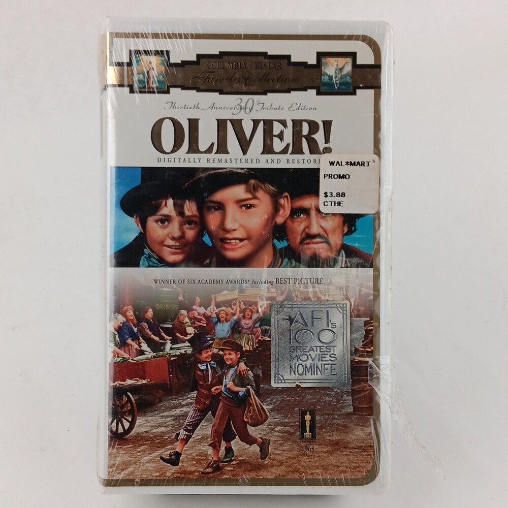 Oliver (VHS 1998 30th Anniversary Tribute Edition Clam Shell) New Sealed